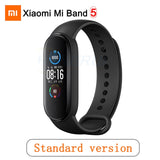 Xiaomi Mi Band 5 Smart Bracelet 4 Color AMOLED Screen Heart Rate Fitness Bluetooth Sports Waterproof Wristband Mi Band 4 5 Watch