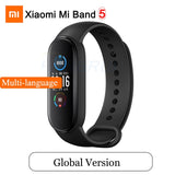 Xiaomi Mi Band 5 Smart Bracelet 4 Color AMOLED Screen Heart Rate Fitness Bluetooth Sports Waterproof Wristband Mi Band 4 5 Watch