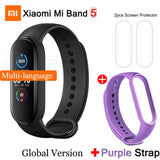Xiaomi Mi Band 5 Smart Bracelet 4 Color AMOLED Screen Heart Rate Fitness Bluetooth Sports Waterproof Wristband Mi Band 4 5 Watch