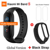 Xiaomi Mi Band 5 Smart Bracelet 4 Color AMOLED Screen Heart Rate Fitness Bluetooth Sports Waterproof Wristband Mi Band 4 5 Watch