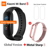 Xiaomi Mi Band 5 Smart Bracelet 4 Color AMOLED Screen Heart Rate Fitness Bluetooth Sports Waterproof Wristband Mi Band 4 5 Watch